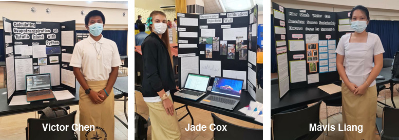 American Samoa Island Wide Science Fair finalists