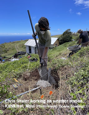 Chris with shovel for Tom article