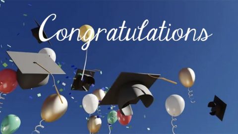 balloons and graduation cap image