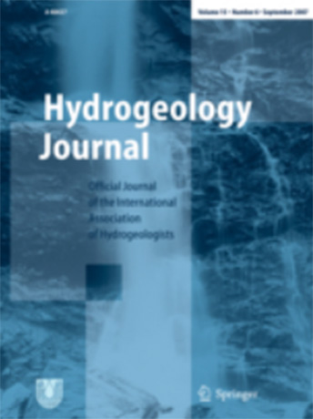 hydrogeology journal book cover