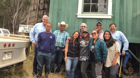 Rangeland ecosystem services team meeting at Haleakala Ranch